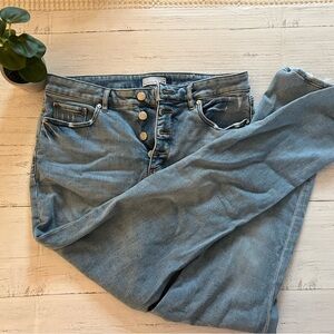 Loft high rise light denim jeans
